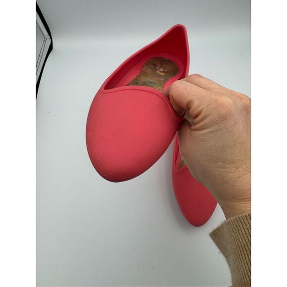Crocs Womens Pink Eve Iconic Comfort Microfiber Lined Slip-On Ballet Flat Size 8 - Picture 7 of 9